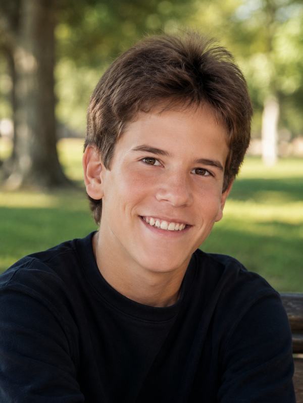 Jeff Rice as a child