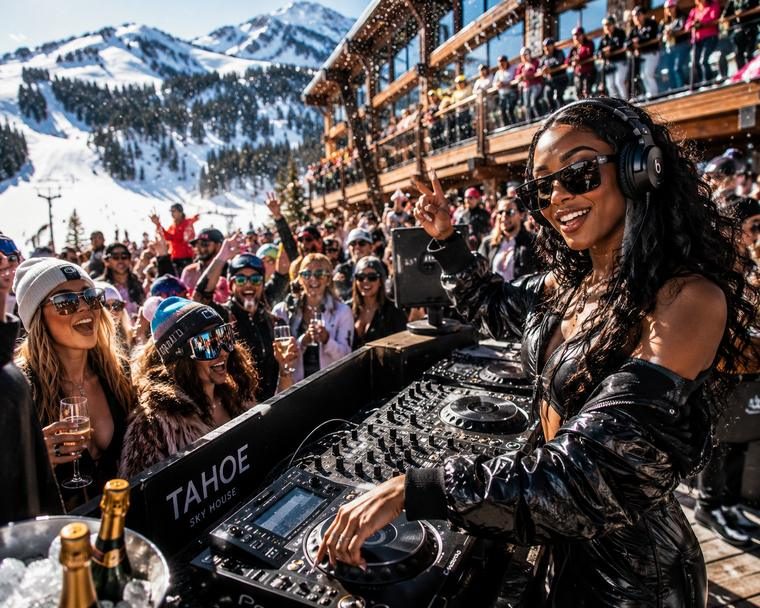 Jolly Jam 98: DJ at a Tahoe ski lodge