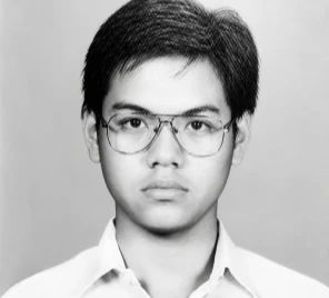 Ron Dharmika as a child